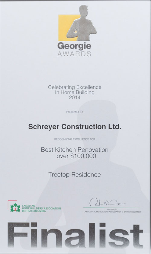2014 Georgie Finalist Best Kitchen