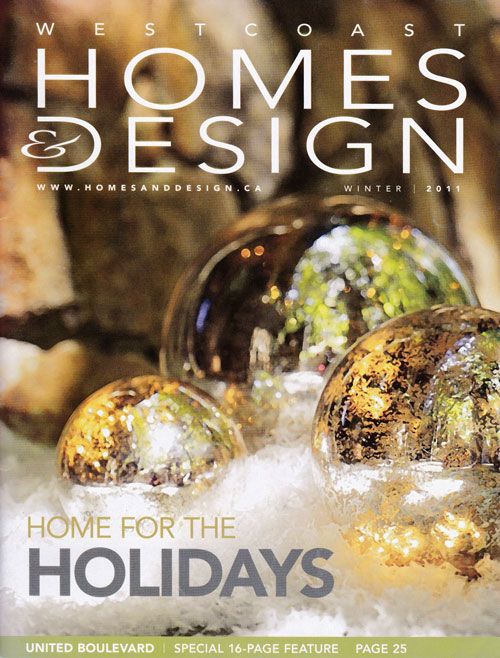 West Coast Homes & Design Magazine Feature